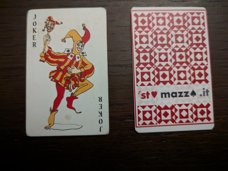Carta Joker per Stomazzo